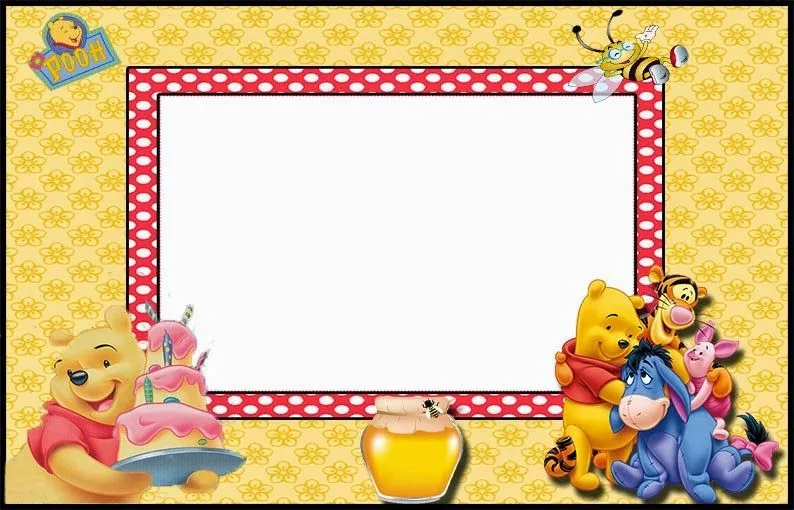 Fiesta de Winnie the Pooh: Invitaciones para Imprimir Gratis ...