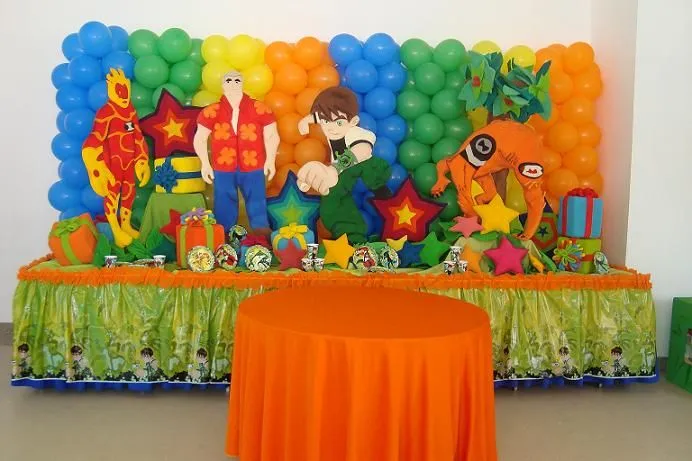 Fiestas infantiles ben 10. decoración - Imagui