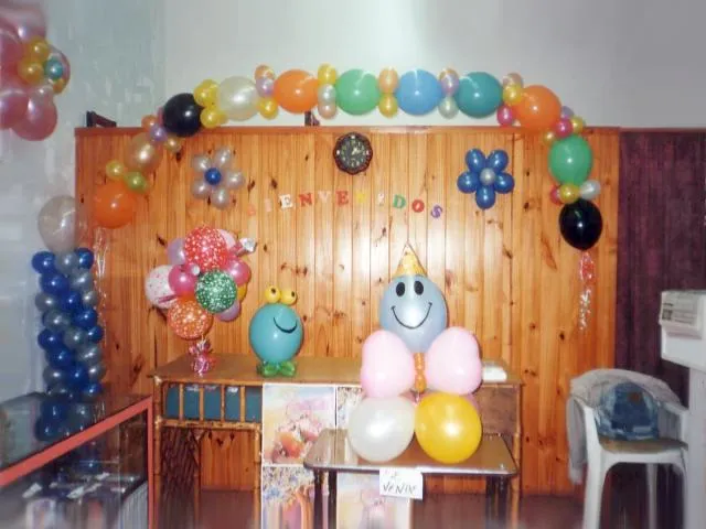 Imagen de cumpleaños decorados con globos - Imagui