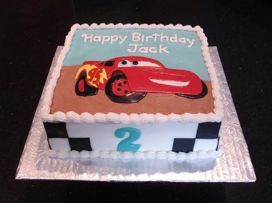 Modelo de torta de Cars - Imagui