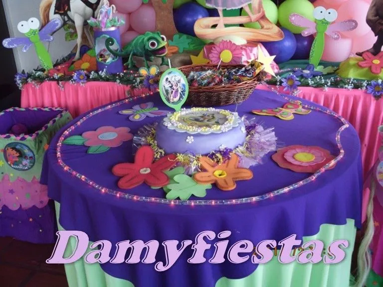 Fiesta infantil de rapunzel - Imagui