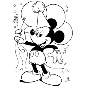 Fiestas para niños: Cumpleaños. Dibujos de cumpleaños para colorear Fiestas para niños: Cumpleaños. Dibujos de cumpleaños para colorear