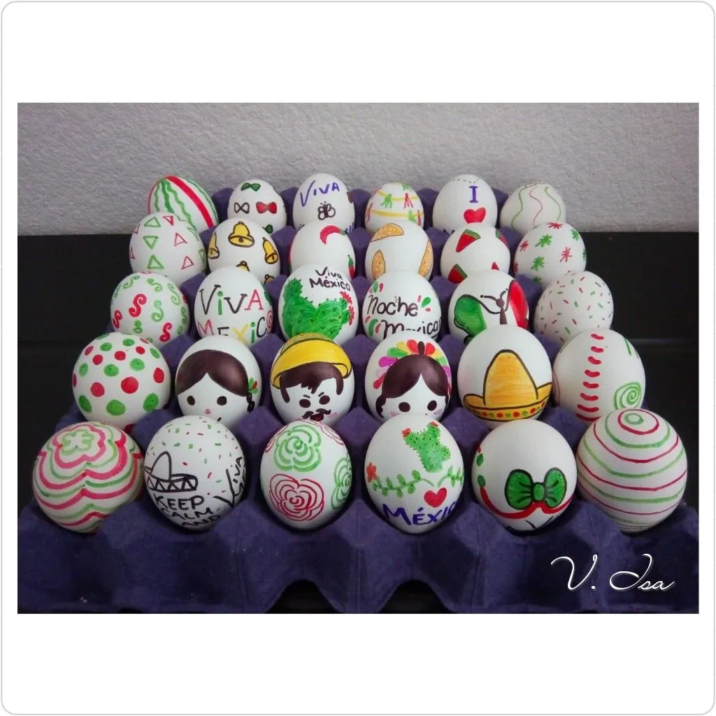 Fiestas patrias mexicanas | Cascarones, Huevos de confeti, Cascarones  decorados