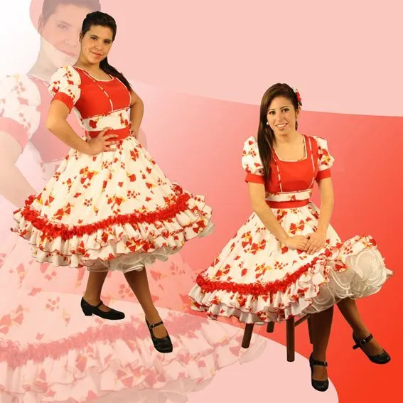 Traje china, baile tradicional cueca | Criollo-Chileno | Pinterest ...