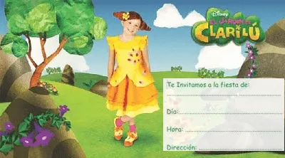 TU FIESTITA: Invitación del Jardín de Clarilú TU FIESTITA: Invitación del Jardín de Clarilú