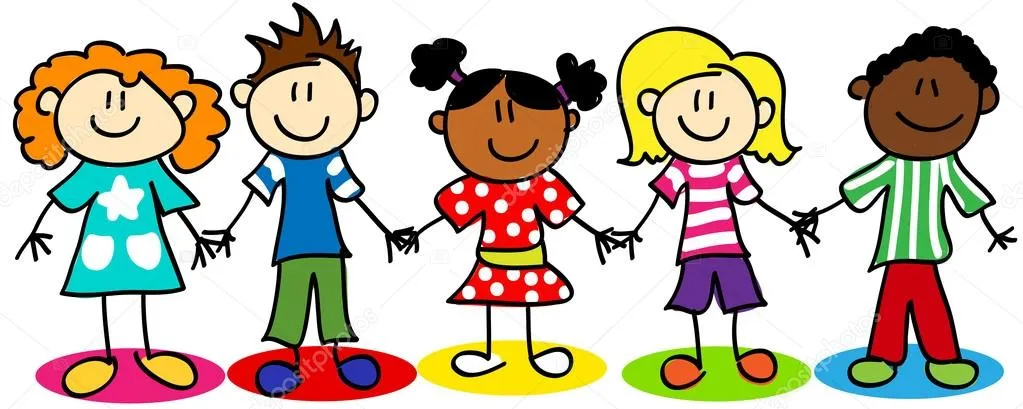 Figura niños de diversidad étnica — Vector stock © Mirage3 #31120815