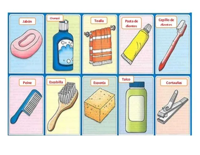 Utiles de limpieza para niños - Imagui