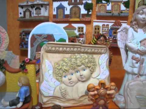 figuras de ceramica pintadas - YouTube