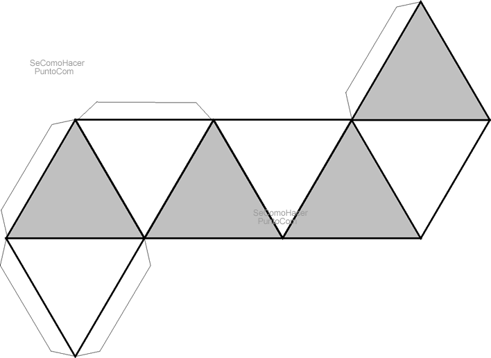 Como hacer figuras geometricas de cartulina - Imagui