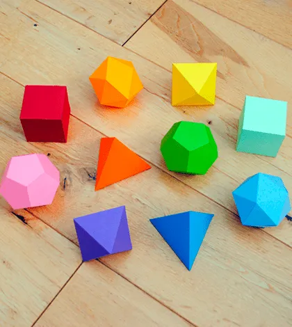 Figuras Geométricas en 3D - Para niños