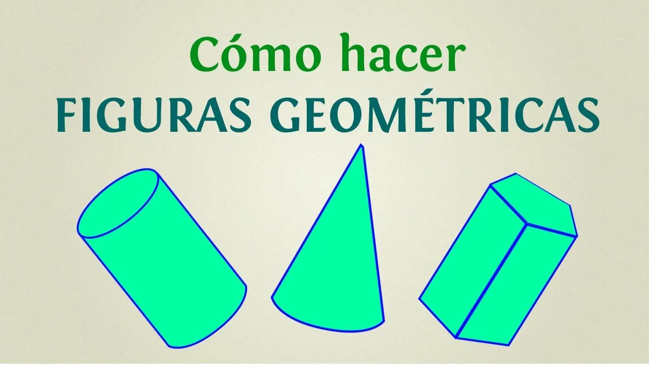 Cómo hacer figuras geométricas: 5 formas tridimensionales para ...