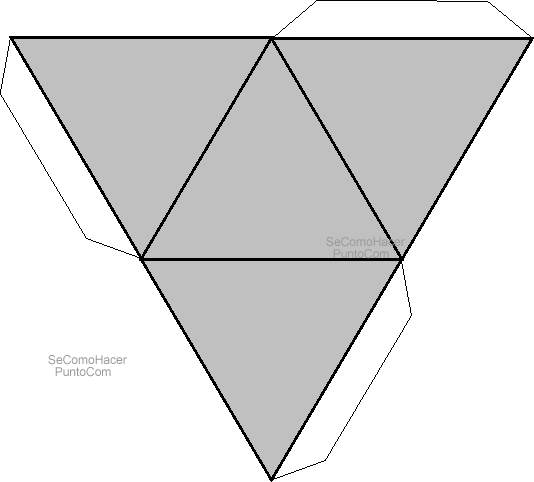 Como hacer una piramide cuadrangular - Imagui