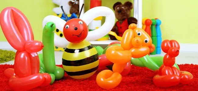 Figuras con globos para niños. Vídeos de globoflexia