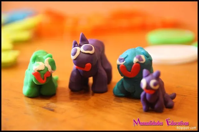 Figuras de plastilina - Creciendo con Montessori Figuras de plastilina - Creciendo con Montessori
