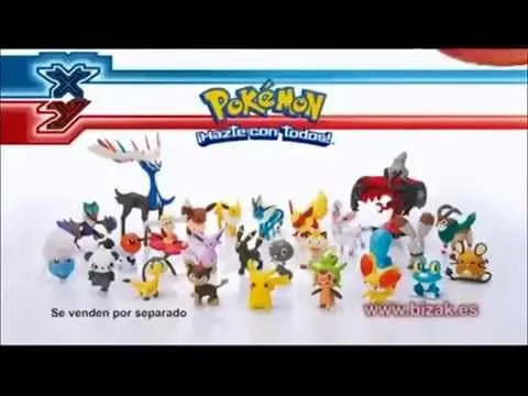 Figuras Pokémon XY Bizak - YouTube