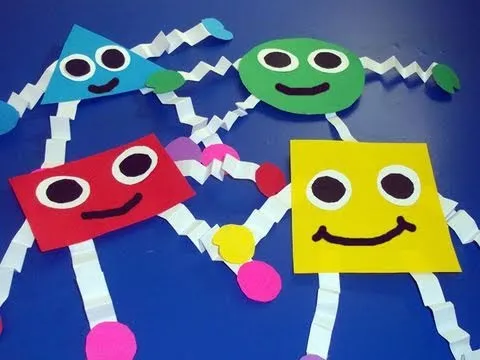 Cómo hacer figuritas geometricas de papel para decorar - YouTube