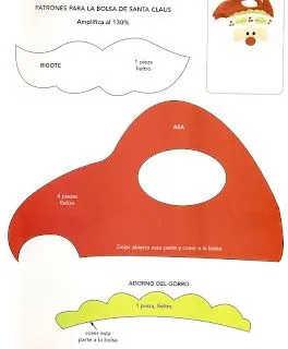 Fija con alfileres la pieza de la cara y del bigote en uno de los ... Fija con alfileres la pieza de la cara y del bigote en uno de los ...