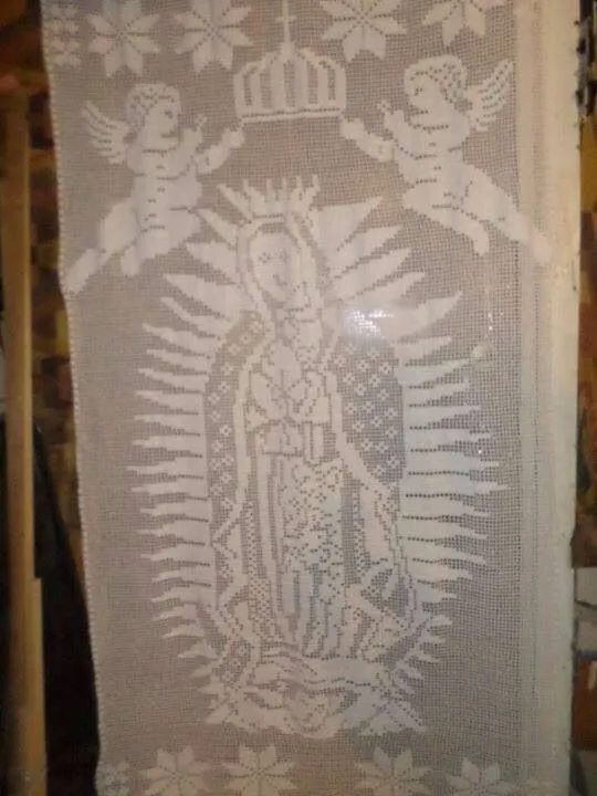 Filet on Pinterest | Virgen De Guadalupe, Samosas and Punto Cruz