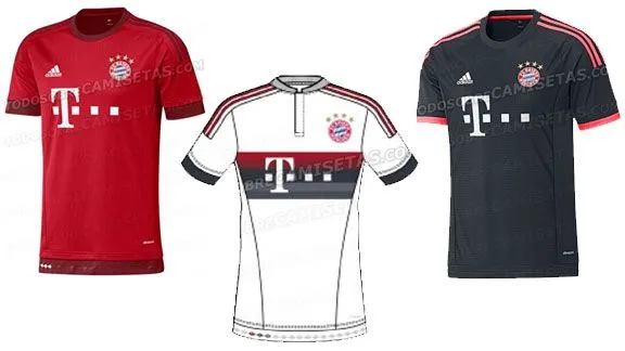 Filtran nuevos uniformes del Bayern Munich para la próxima campaña ...