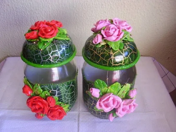 fimo jars,pots ,boxs enz on Pinterest | Fimo, Pasta Flexible and ...