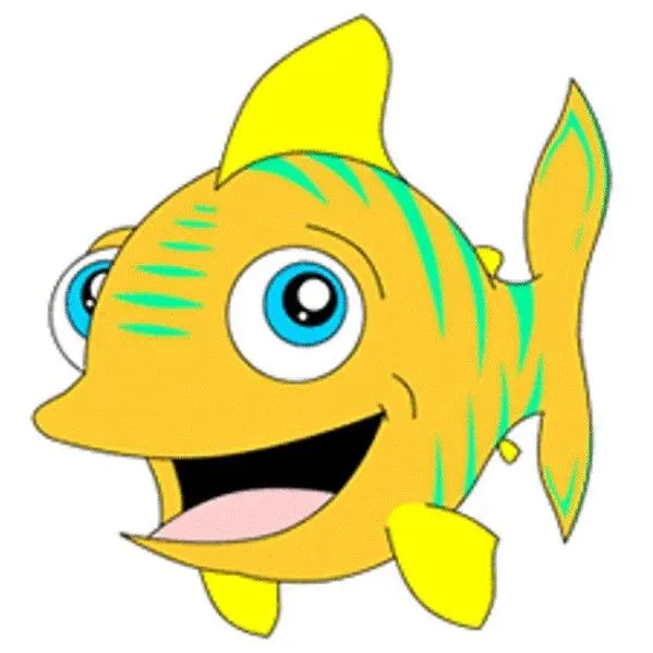 Fish-Cartoon-Image - Coloring Kids
