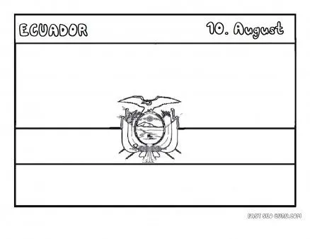 flag of ecuador Colouring Pages flag of ecuador Colouring Pages