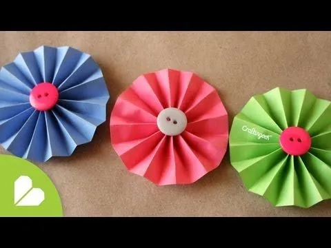 Conozca las técnicas para hacer flores de papel (+Video ...
