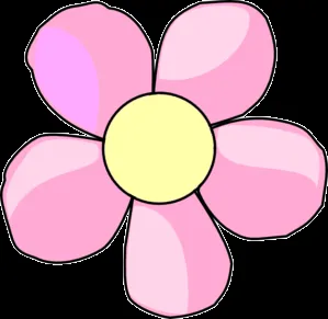 Flor Bonita Rosada clip art - vector clip art online, royalty free ... Flor Bonita Rosada clip art - vector clip art online, royalty free ...