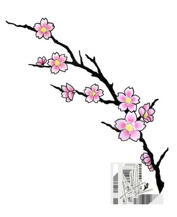 flor de ciruelo-sakura on Pinterest | Cherry Blossoms, Tatuajes ...