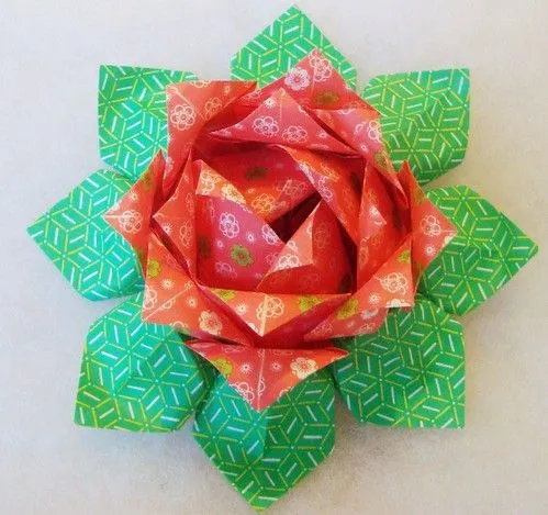 Flor de lótus - origami | Flickr - Photo Sharing!