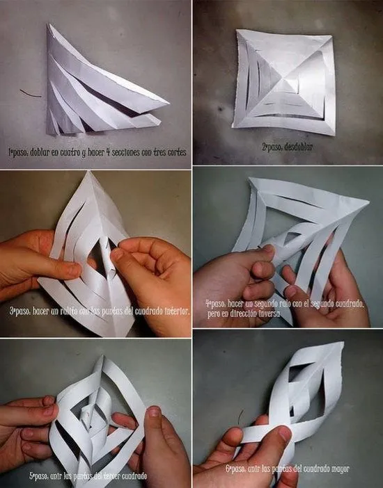 Flor de Navidad con papel | Manualidades Infantiles Flor de Navidad con papel | Manualidades Infantiles