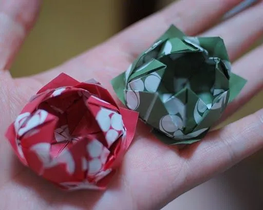 Una vez realizados tu flor de loto en origami estará lista para ...