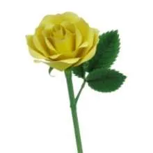 Flor de papel ROSA AMARILLA - Manualidades para niños - DIA DE LA ... Flor de papel ROSA AMARILLA - Manualidades para niños - DIA DE LA ...