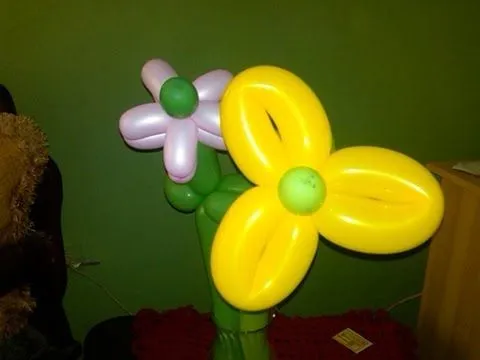 Como hacer Flor 3 pétalos de globos - Balloon Flower - Tutorial ...