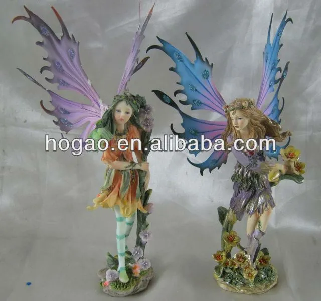 Flor de la resina de hadas del ángel figurines-Artesanía Imitación ...