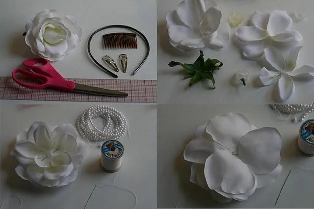 Cómo hacer una flor de tela - Paperblog