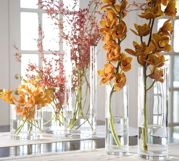 Floreros de vidrio para centros de mesa ~ lodijoella