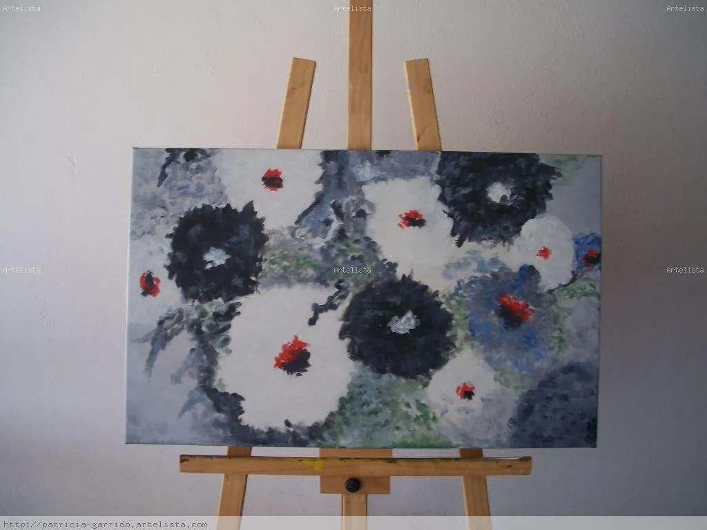 Flores abstractas Patricia Garrido- Artelista.com Flores abstractas Patricia Garrido- Artelista.com