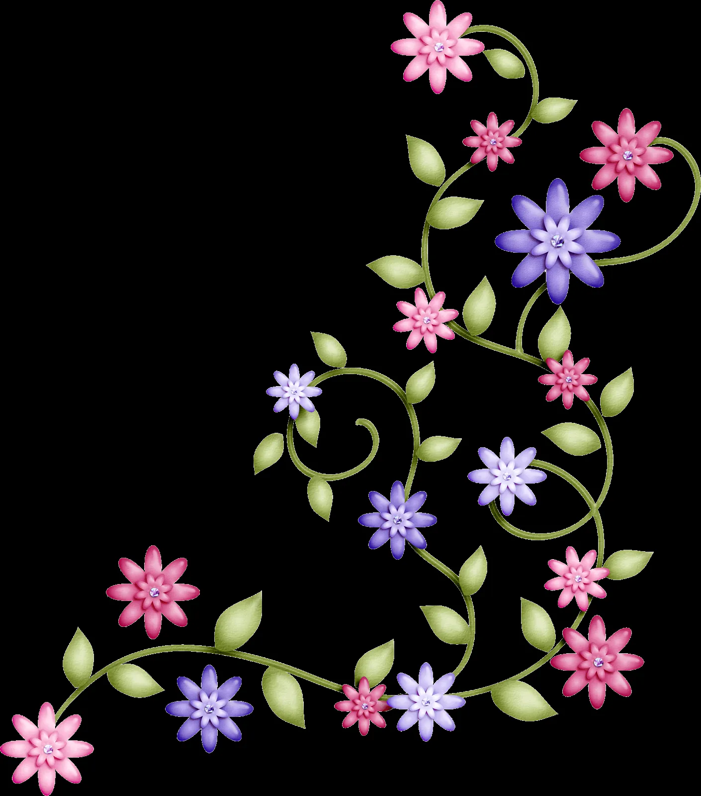 Flores de caricatura - Imagui