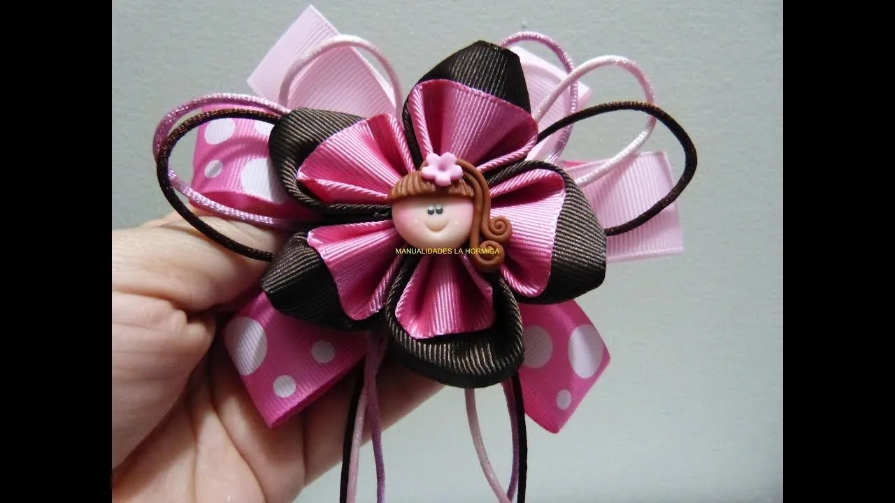 flores en cinta faciles para decorar moños para el cabello paso a ... flores en cinta faciles para decorar moños para el cabello paso a ...