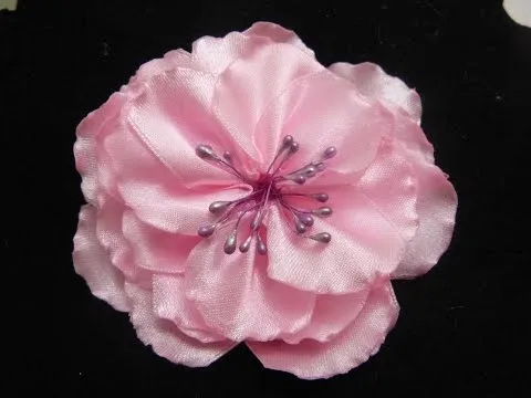 como hacer flores con cinta de raso | facilisimo.com