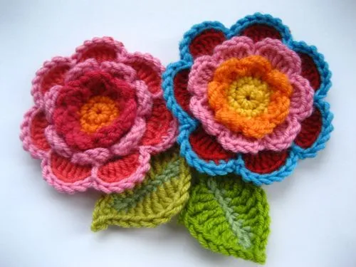 Flores Crochet Paso a Paso | Patrones Crochet, Manualidades y ...