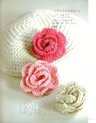 flores a crochet con patrón | Solountip.