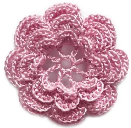 Flores a crochet con patrones : cositasconmesh