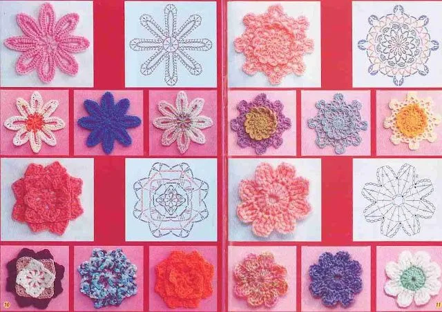 Flores en crochet picasa - Imagui