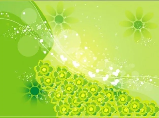 Flores de color verde brillante de fondo abstracto | Descargar ...