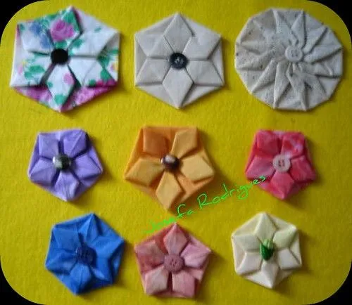 Flores en origami - Imagui
