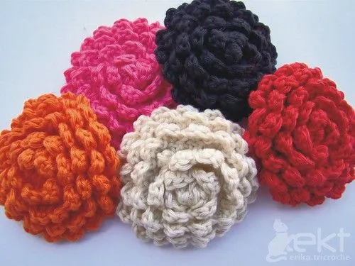 Flores a crochet imagui - Imagui