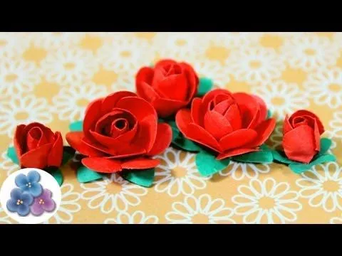 Como Hacer Flores de Papel: Rosas de Papel *DIY Paper Flowers ...