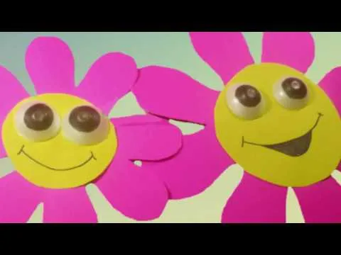 Flores de pared para Pre-K - YouTube
